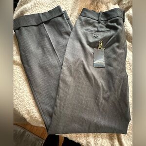 Brooks brothers pinstripe wide leg dress pants 
Size 12